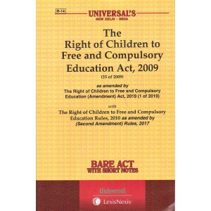 Universal's The Right of Children to Free and Compulsory Education Act, 2009 Bare Act